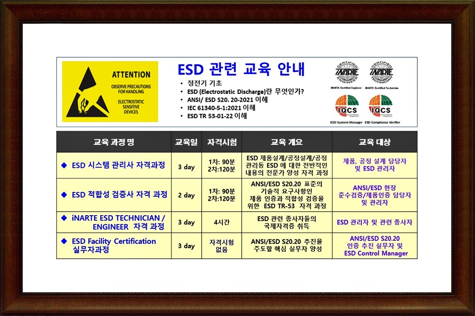 iNARTE ESD 자격 교육